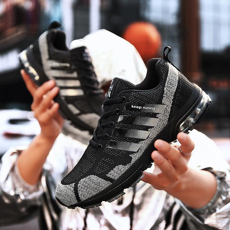Men's Air Cushion Running Sneakers Breathable Athletic Shoes