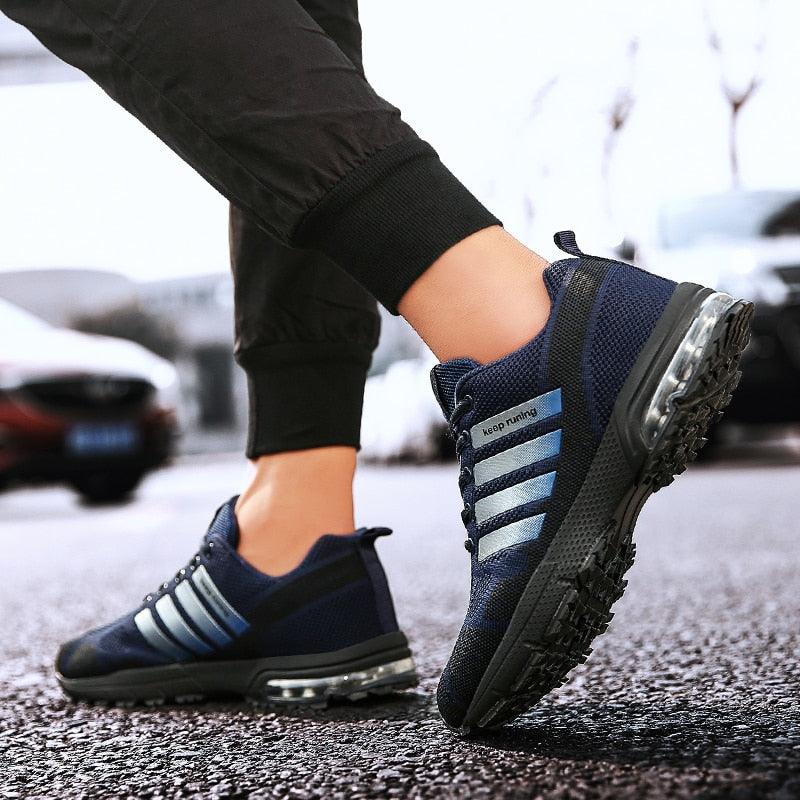Men's Air Cushion Running Sneakers Breathable Athletic Shoes