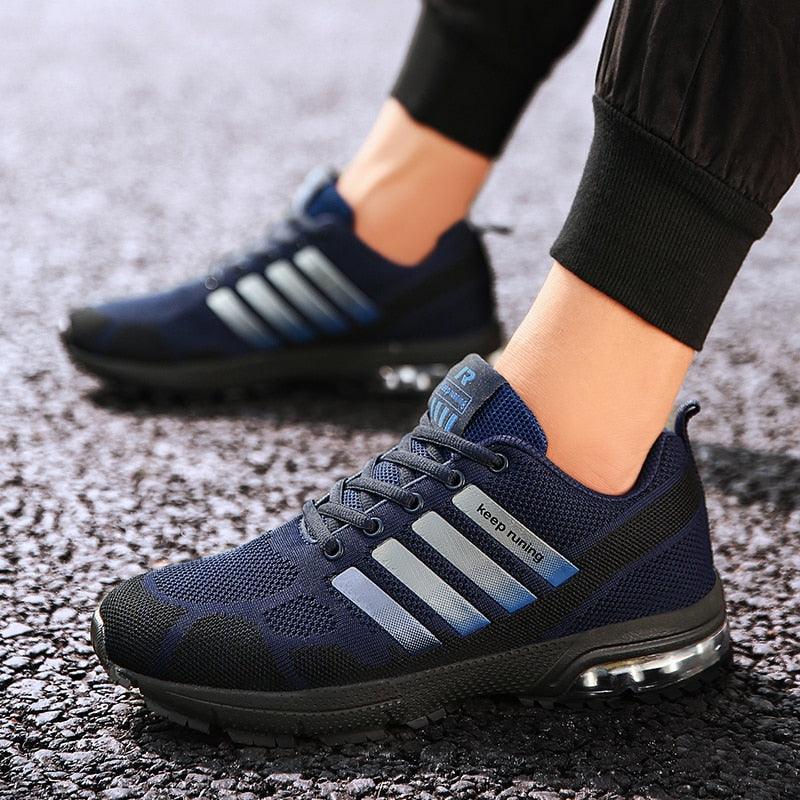 Men's Air Cushion Running Sneakers Breathable Athletic Shoes
