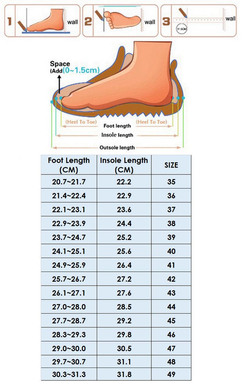 Men's Waterproof Trail Running Hiking Shoes Non-Slip Sneakers