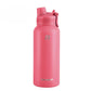 Stainless Steel Insulated Sports Water Bottle with Straw