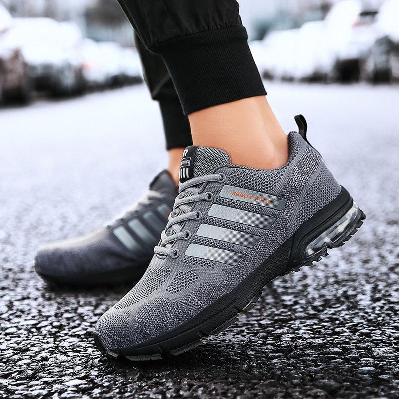 Men's Air Cushion Running Sneakers Breathable Athletic Shoes