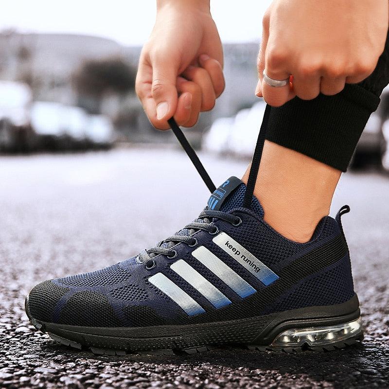 Men's Air Cushion Running Sneakers Breathable Athletic Shoes