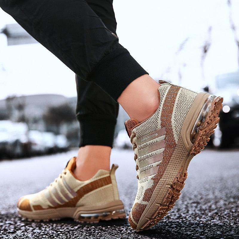 Men's Air Cushion Running Sneakers Breathable Athletic Shoes