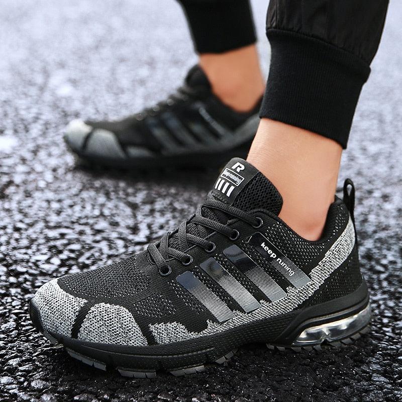 Men's Air Cushion Running Sneakers Breathable Athletic Shoes
