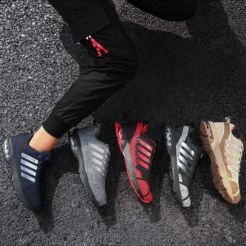 Men's Air Cushion Running Sneakers Breathable Athletic Shoes