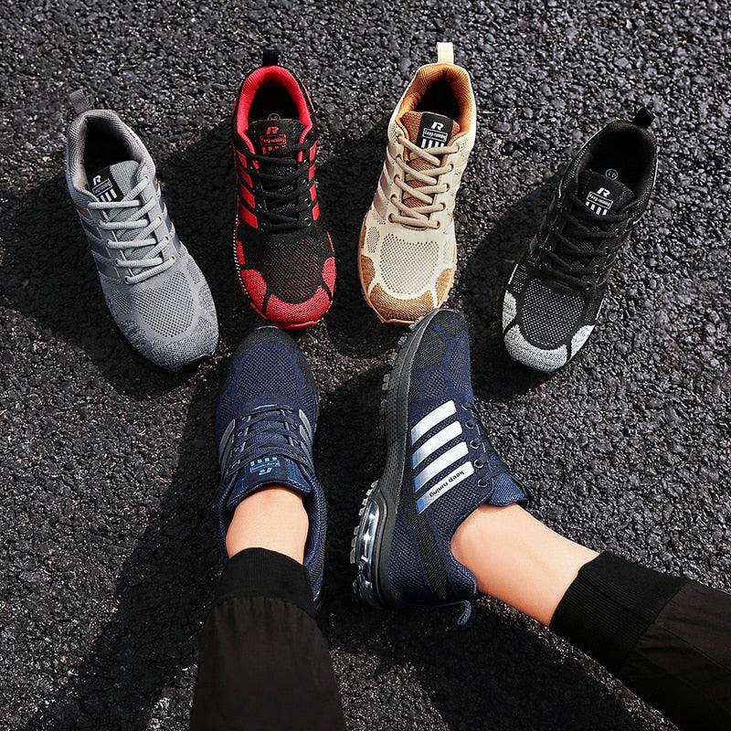 Men's Air Cushion Running Sneakers Breathable Athletic Shoes