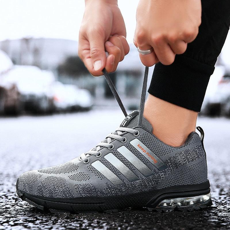 Men's Air Cushion Running Sneakers Breathable Athletic Shoes